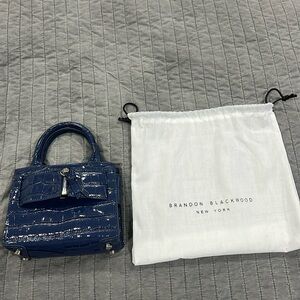 Brandon Blackwood mini navy bag